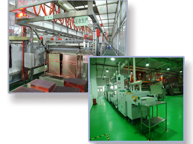 全套進(jìn)口自動生產(chǎn)線，自有各種表面處理設(shè)備